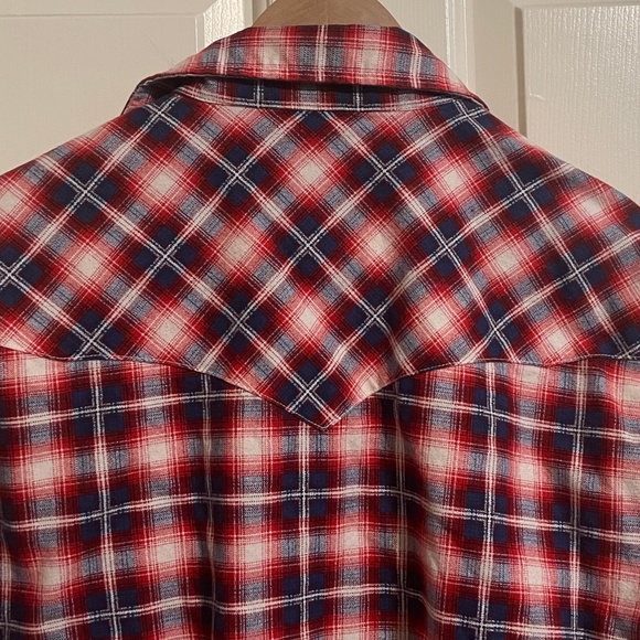 Jachs plaid western flannel shirt - Medium - Picture 6 of 6